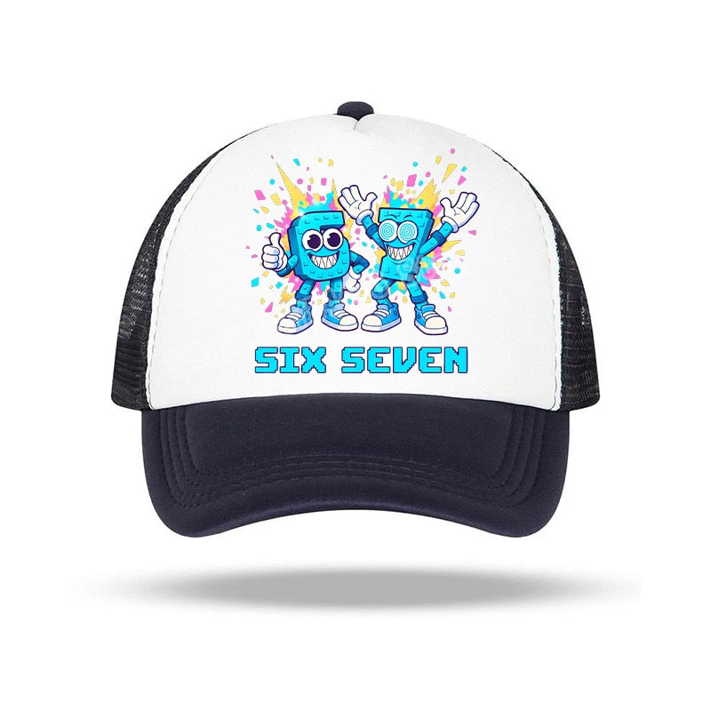 Steal a Brainrot 67 Baseball Cap Anime Character Print Sun Hat Child Adults Adjustable Peaked Caps Summer Casual Hats Xmas Gifts