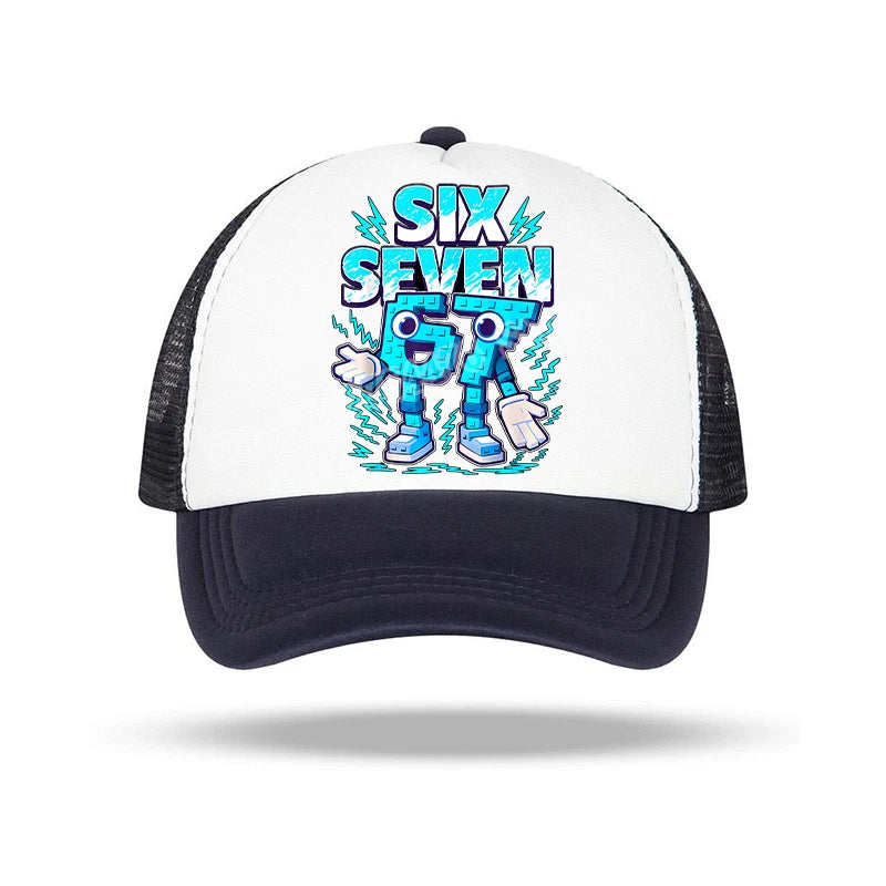 Steal a Brainrot 67 Baseball Cap Anime Character Print Sun Hat Child Adults Adjustable Peaked Caps Summer Casual Hats Xmas Gifts