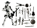3D Printed Toy Model Lucky13 War Sandbox Action Figure Dummy T13 Toy Doll Robot Assembly Model Decoration Desktop Decoration