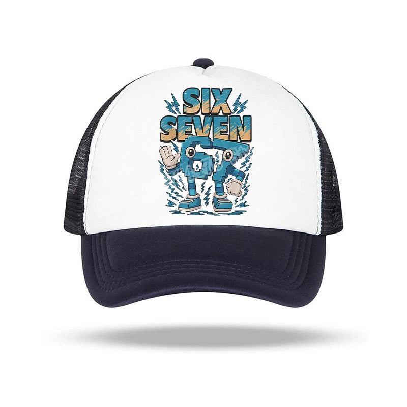 Steal a Brainrot 67 Baseball Cap Anime Character Print Sun Hat Child Adults Adjustable Peaked Caps Summer Casual Hats Xmas Gifts