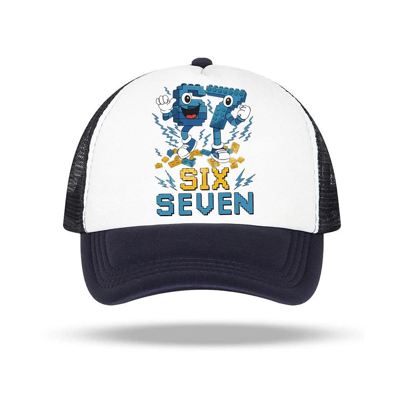 Steal a Brainrot 67 Baseball Cap Anime Character Print Sun Hat Child Adults Adjustable Peaked Caps Summer Casual Hats Xmas Gifts